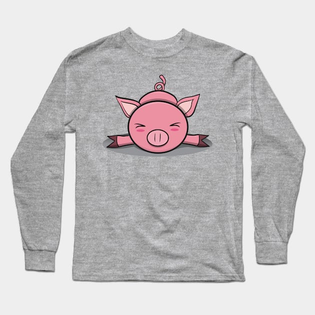 Pigs are everywhere! Long Sleeve T-Shirt by FamiLane